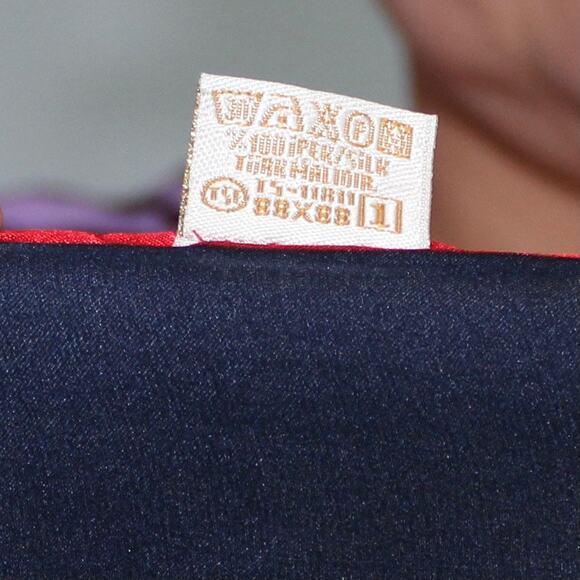 ARMINE 100% Silk Multi Color Patterned Square Large Scarf - Picture 5 of 5